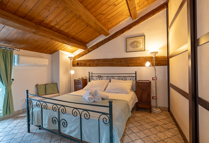 Spacious second bedroom interior