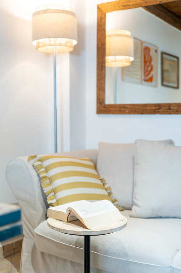 Living room sofa detail